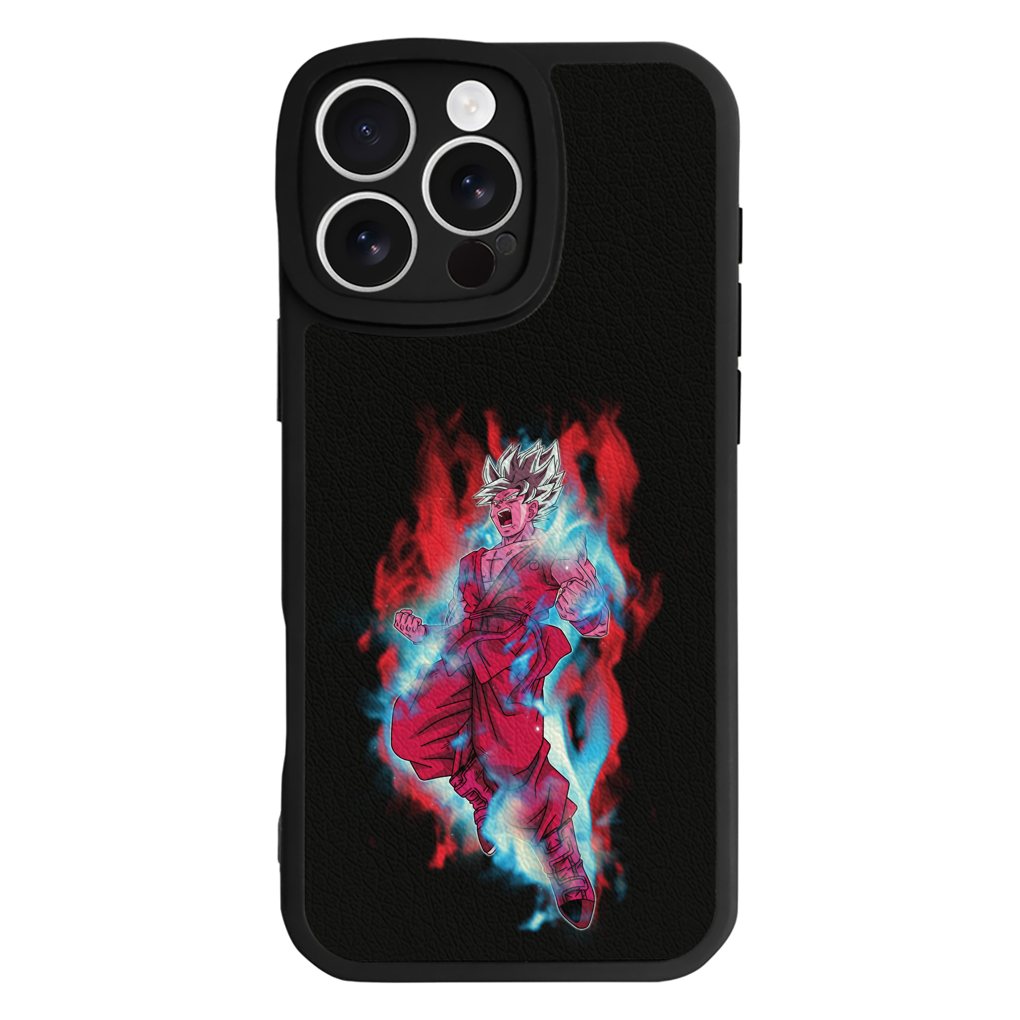 （画像用） ドラゴンボール 孫悟空（そん ごくう）Son Goku カカロット DRAGON BALL Kakarotto 【iPhone 16シリーズ対応】シリコンスマホケース（レザー調） 材質：シリコン